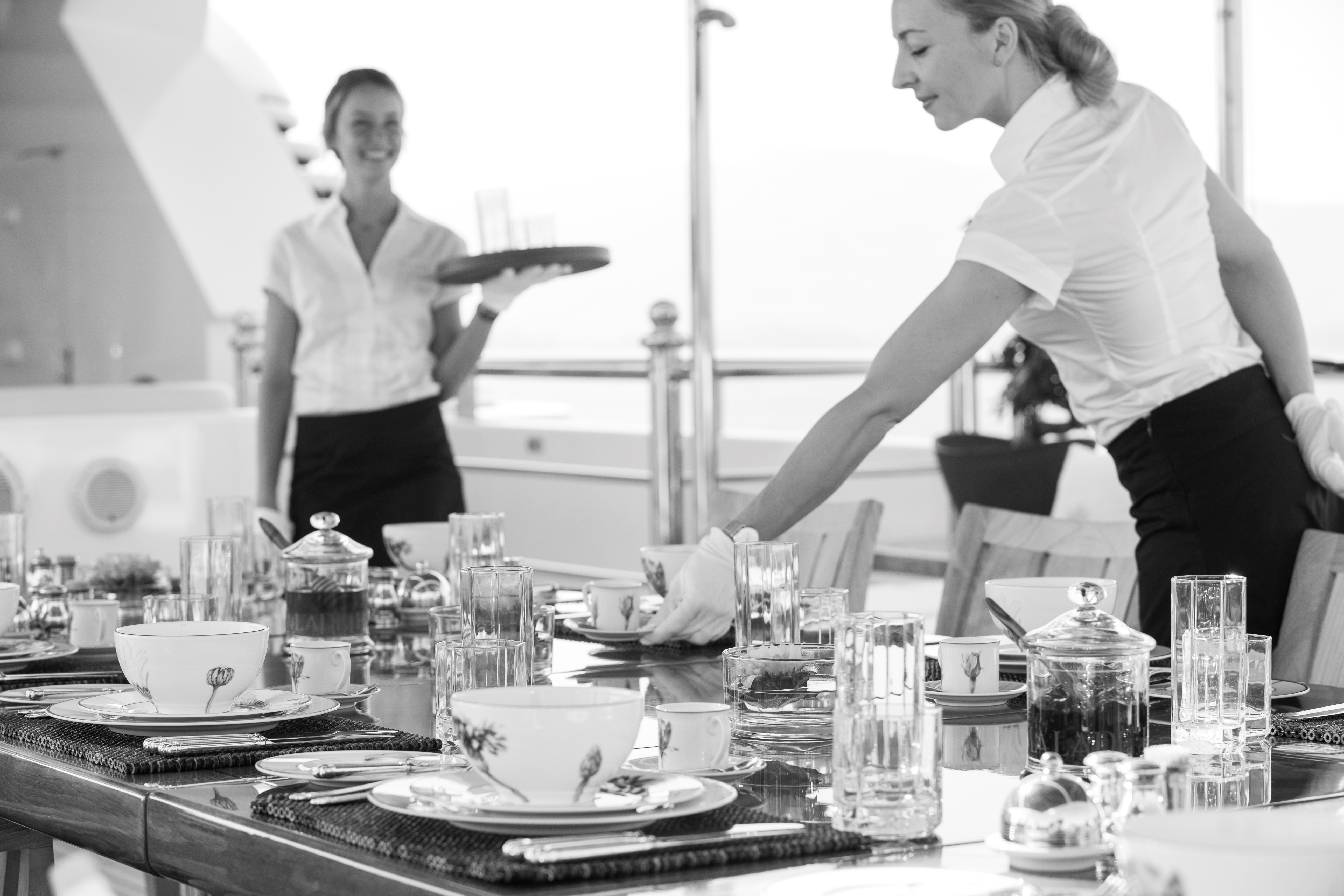 Private Yacht TITANIA - Pool Deck Dining